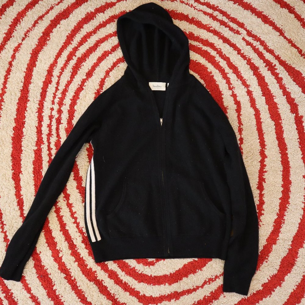 Neiman Marcus 100% Cashmere Zip-up Sweater Size Small